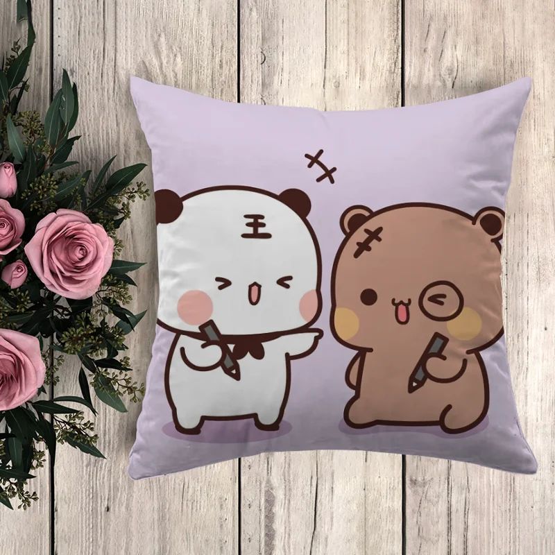 Anime Almofadas Decorativas para Sofá, Bubu Dudu, Fronha, Capa De Almofada, Deco