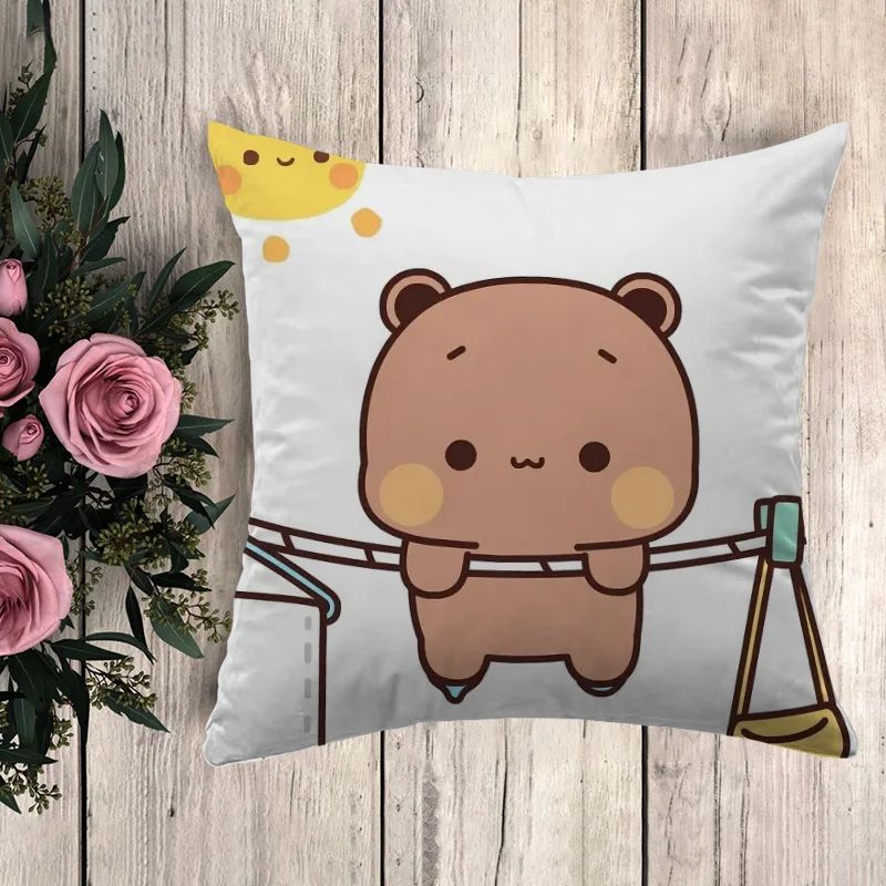 Anime Almofadas Decorativas para Sofá, Bubu Dudu, Fronha, Capa De Almofada, Deco