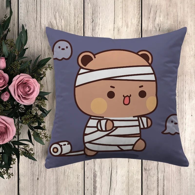Anime Almofadas Decorativas para Sofá, Bubu Dudu, Fronha, Capa De Almofada, Deco