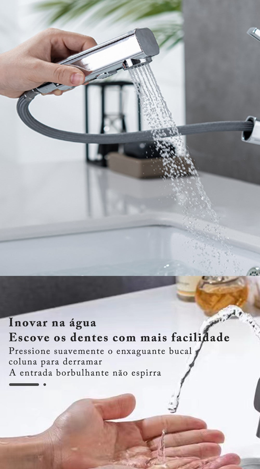 DQOK-torneira da bacia do banheiro pull-out, torneiras modernas do lavatório, to