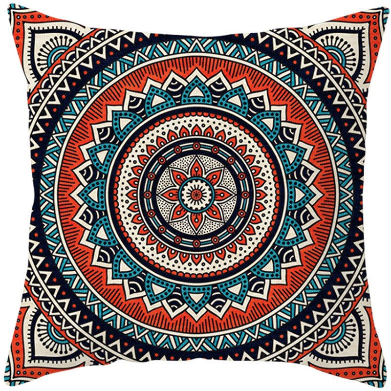 Mandala Print Praça Fronha, Capa de Almofada, Decoração, Carro, Sofá