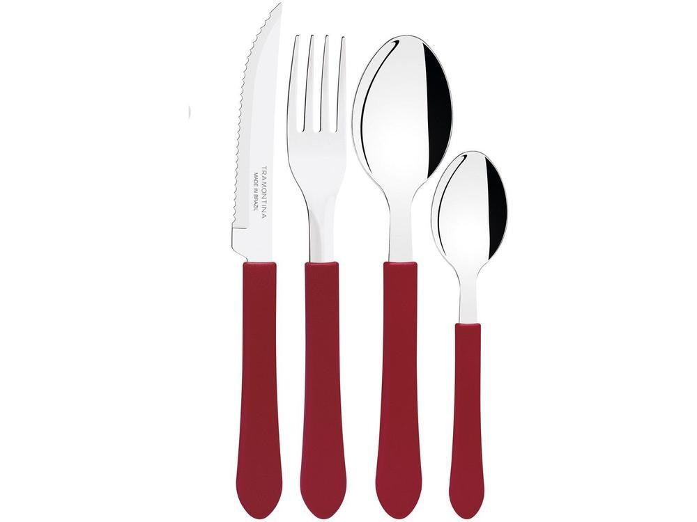 Faqueiro Tramontina Inox Leme com Gaveteiro 24 Peças