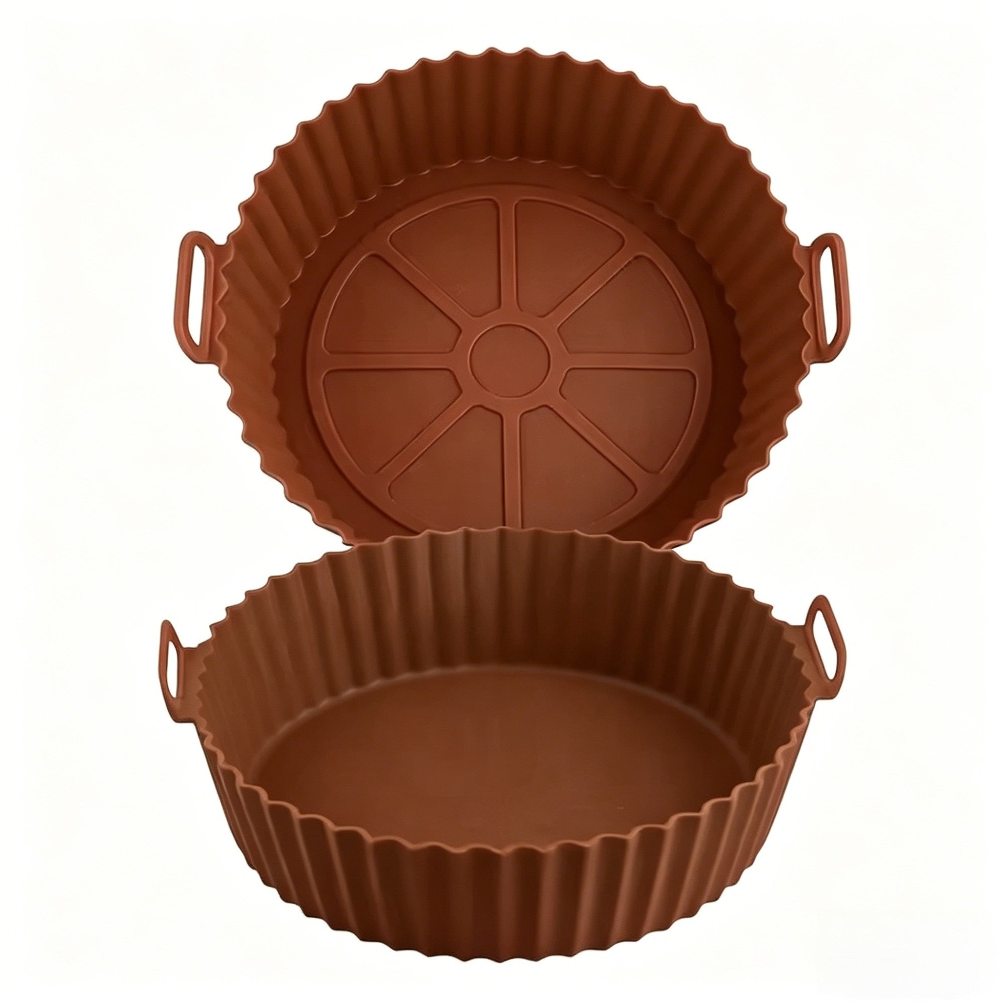 Cesto de Silicone Reutilizável para Airfryer, Bandeja de Silicone para Assar, Mo