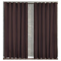 Cortina PVC com ilhós Tabaco que Corta luz do sol 190X140 CM