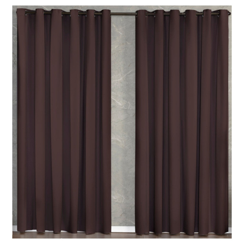 Cortina PVC com ilhós Tabaco que Corta luz do sol 190X140 CM
