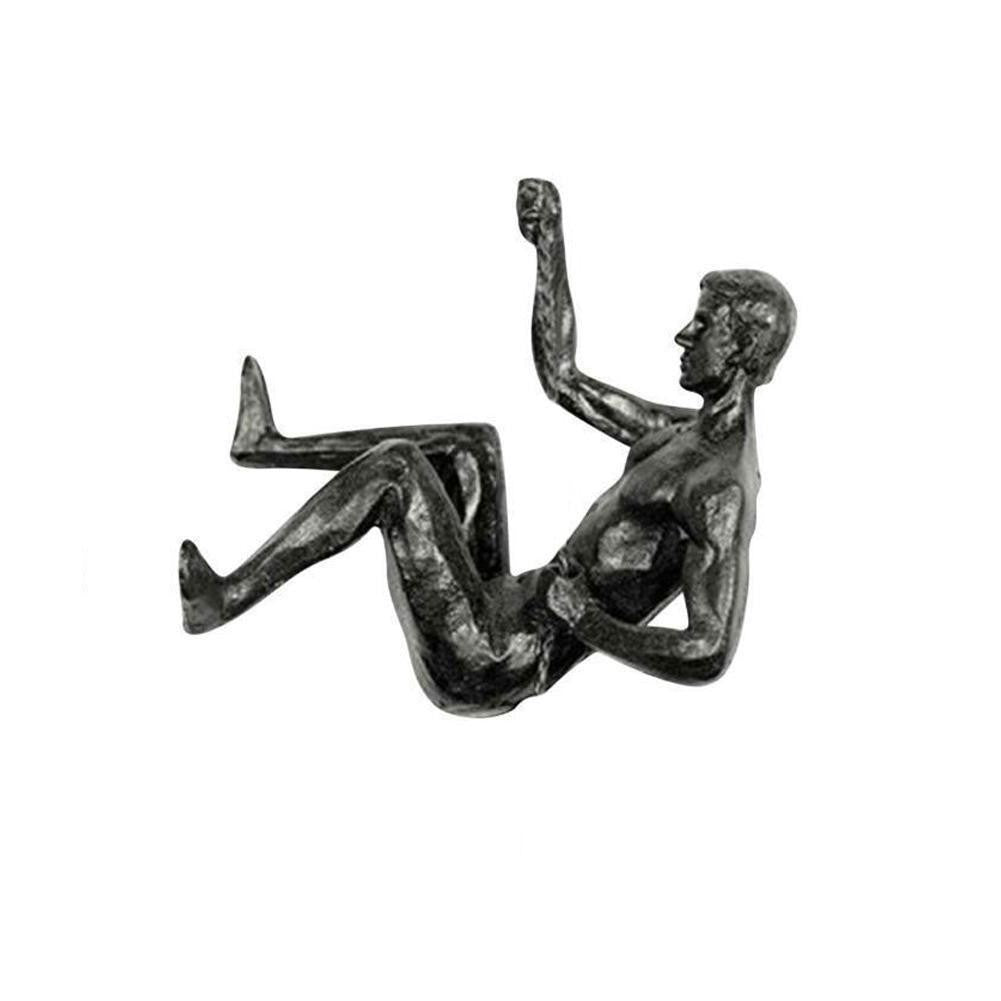 Atleta Escalada Resina Fundo De Parede Pendurado Decoração, Escultura Estátua, F