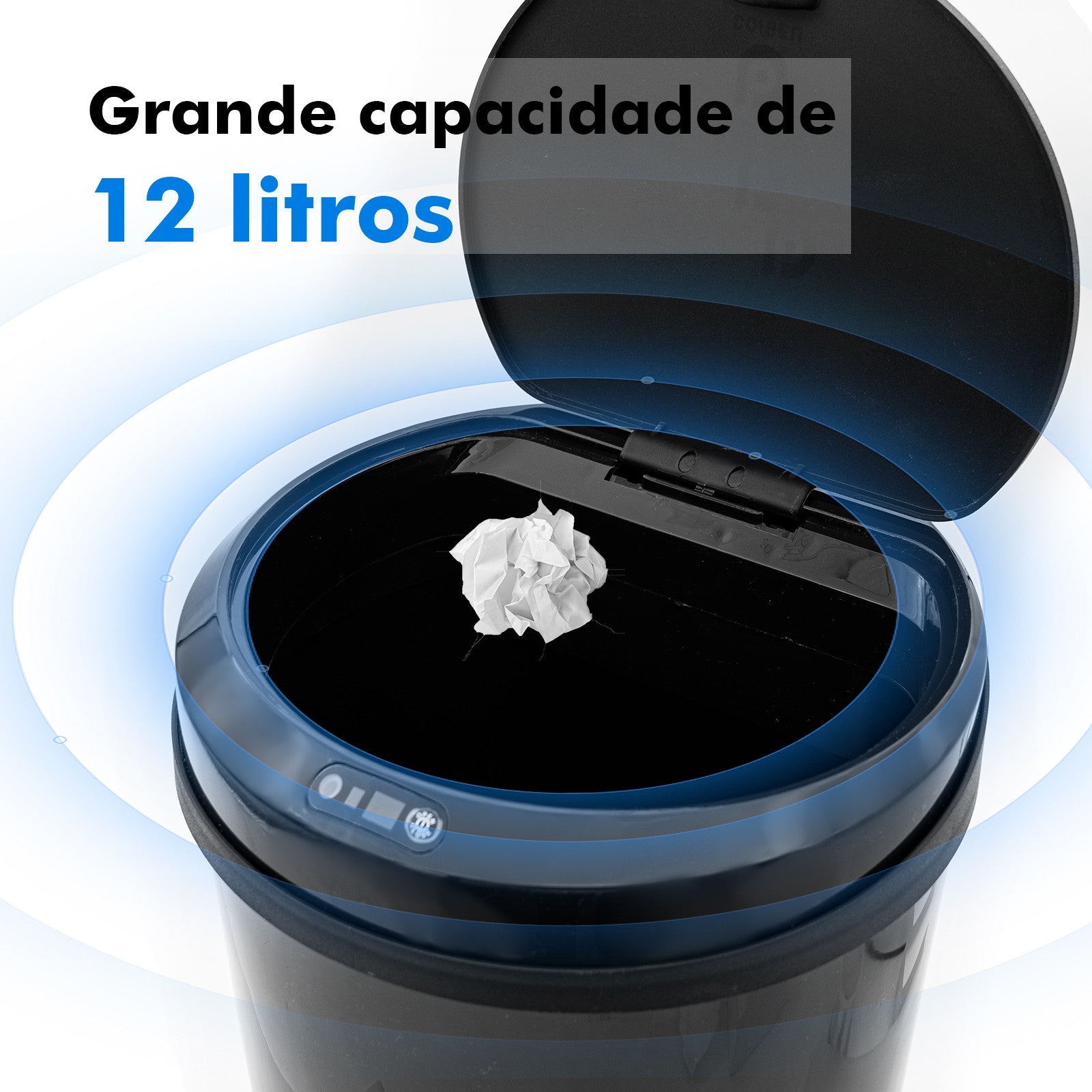 lixeira inteligente,lixeira sensor automático,lixeira banheiro,lixeira inteligen