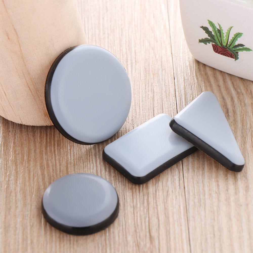 Anti-abrasão Móveis Leg Slider Pads, protetor de chão, fácil mover, mesa pesada,