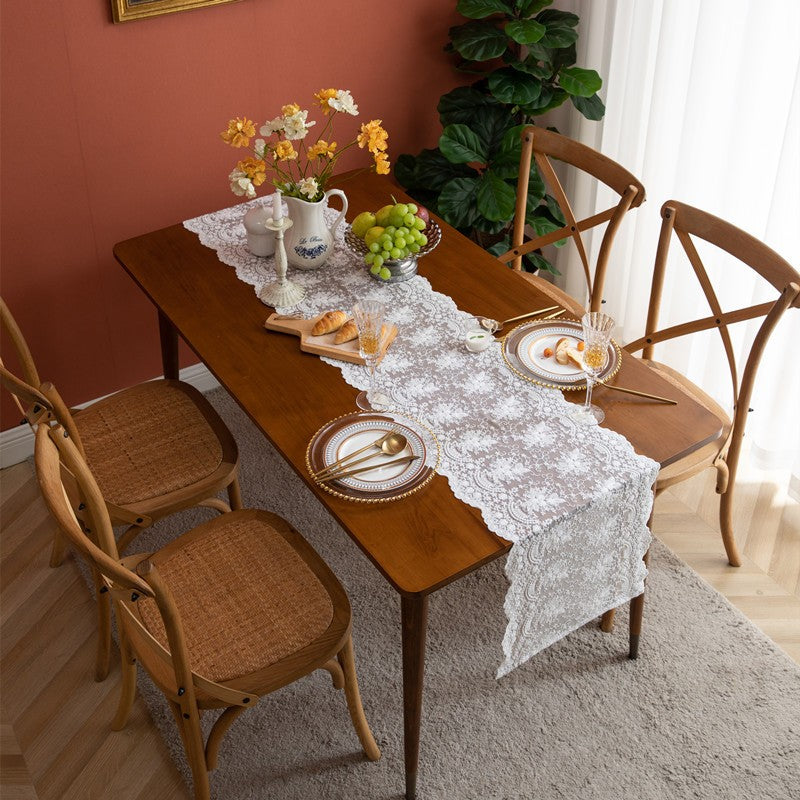Toalha de mesa floral de renda vintage, toalha de mesa de renda, hotel, casa, bo