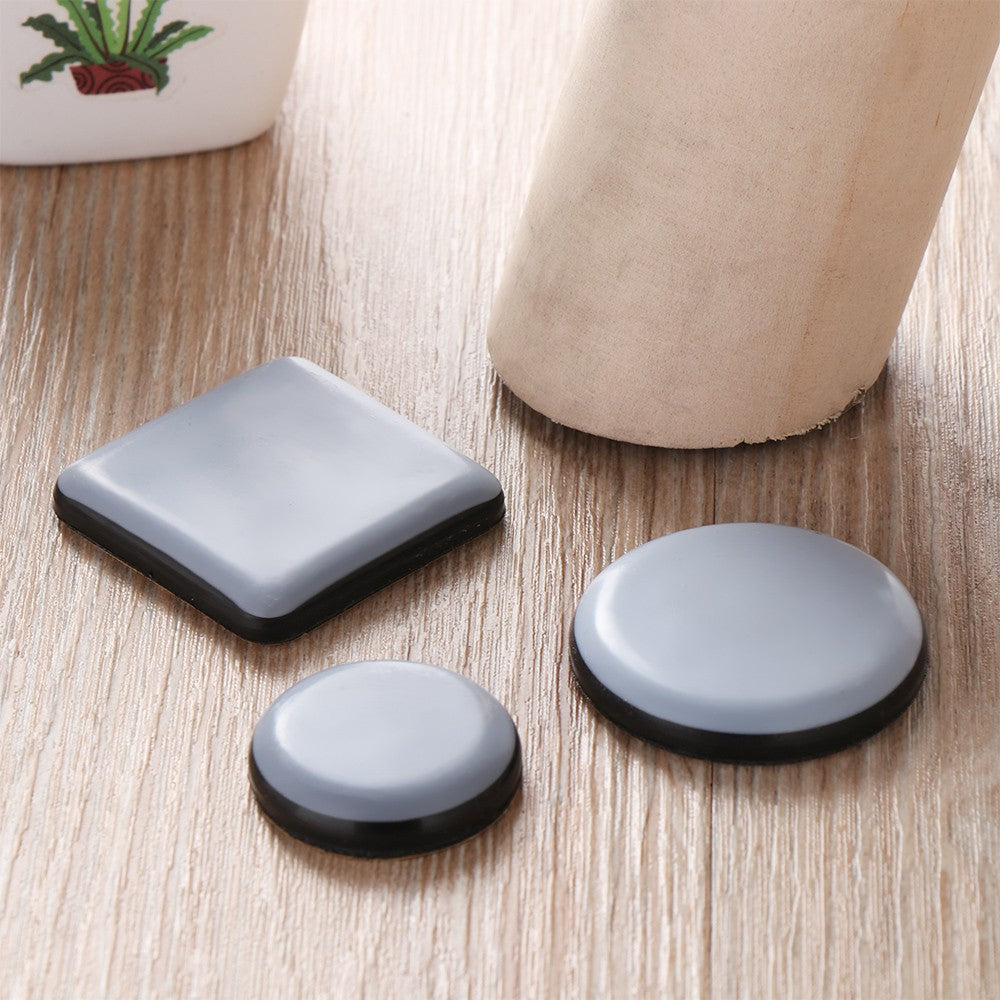 Anti-abrasão Móveis Leg Slider Pads, protetor de chão, fácil mover, mesa pesada,