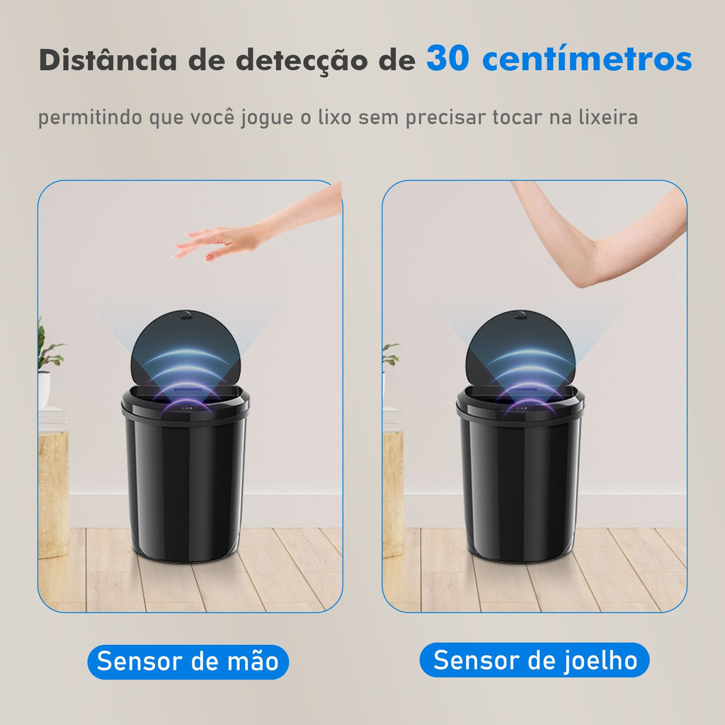 lixeira inteligente,lixeira sensor automático,lixeira banheiro,lixeira inteligen