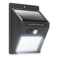 Parede solar impermeável luminosa com sensor de movimento, fotografia automática