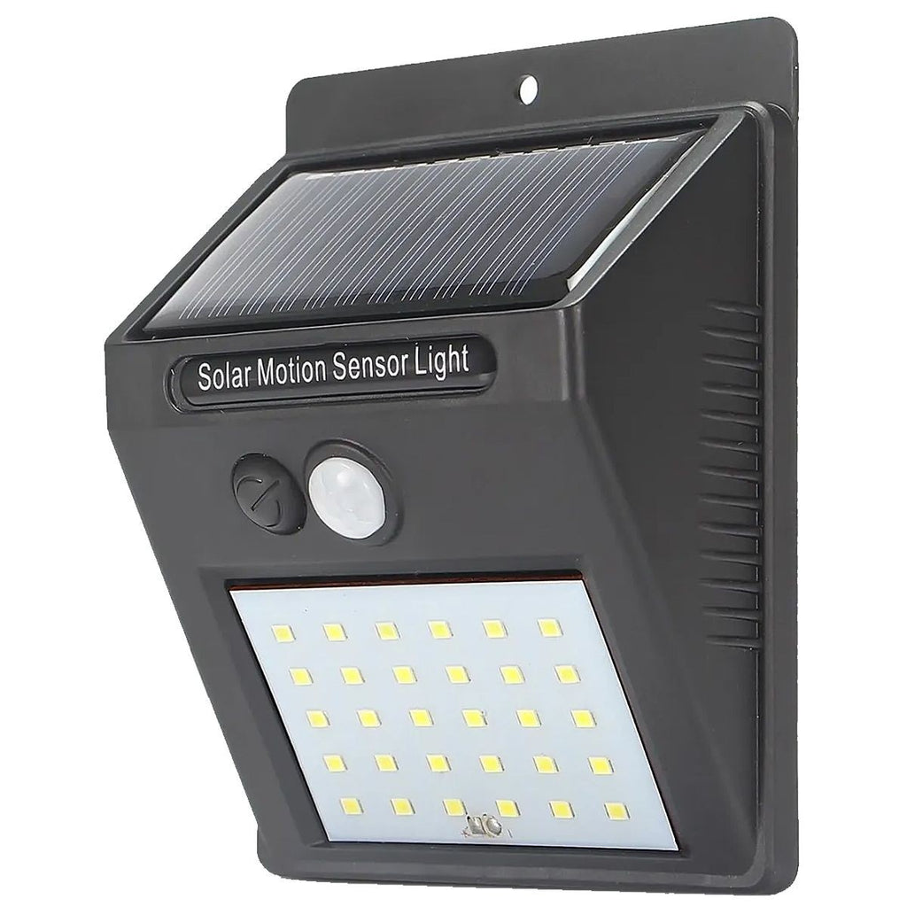 Parede solar impermeável luminosa com sensor de movimento, fotografia automática