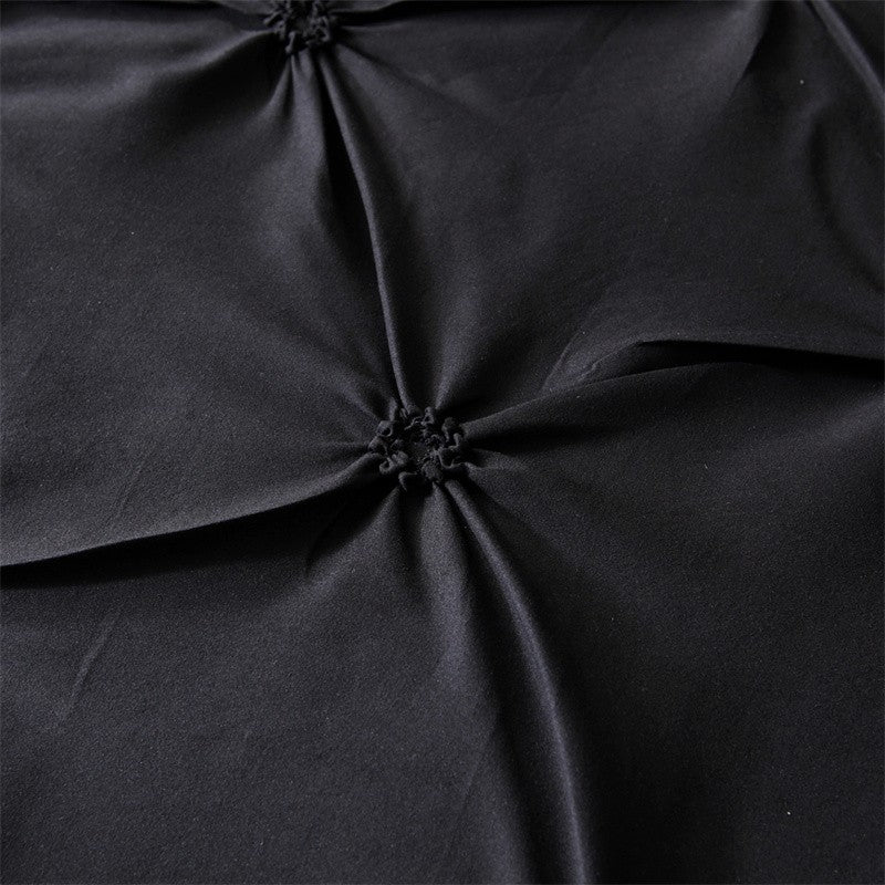 Conjunto Queen Comfort de 3 peças, cama cinza em uma bolsa, conjunto de edredom
