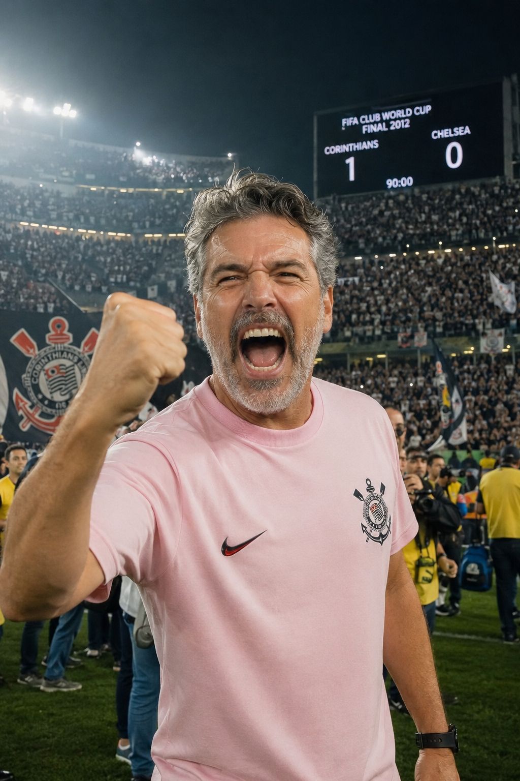 Camista Rosa Corinthians Timão Gaviões da Fiel Rosa