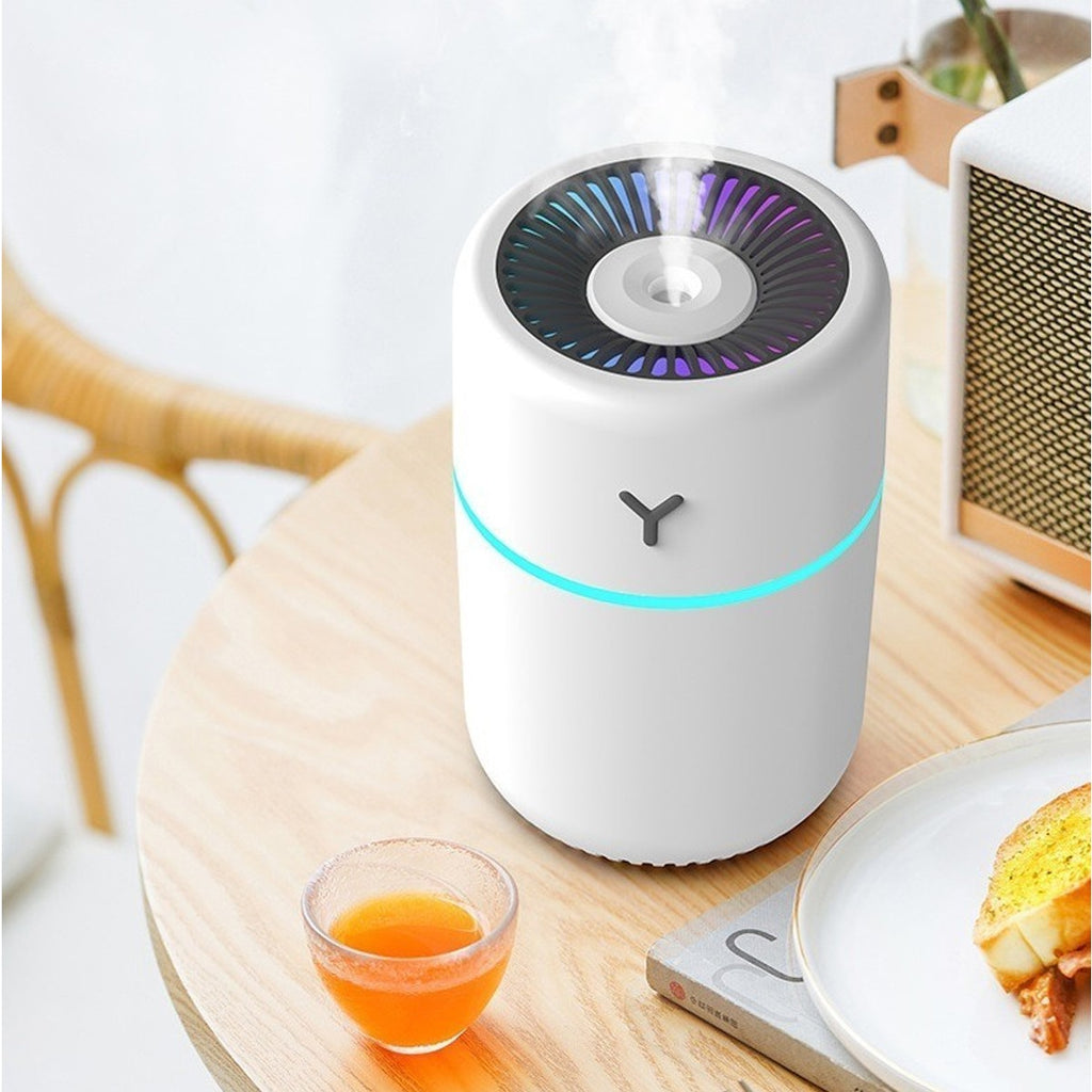 Mini Umidificador De Ar Purificador E Aromatizador Ambiente Difusor Climatizador
