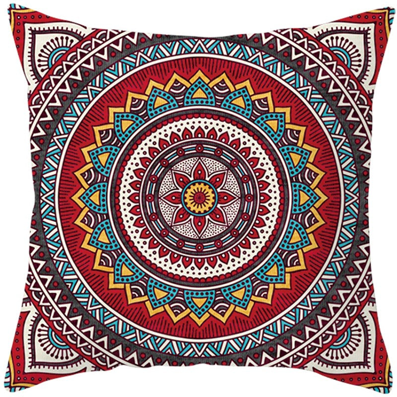 Mandala Print Praça Fronha, Capa de Almofada, Decoração, Carro, Sofá