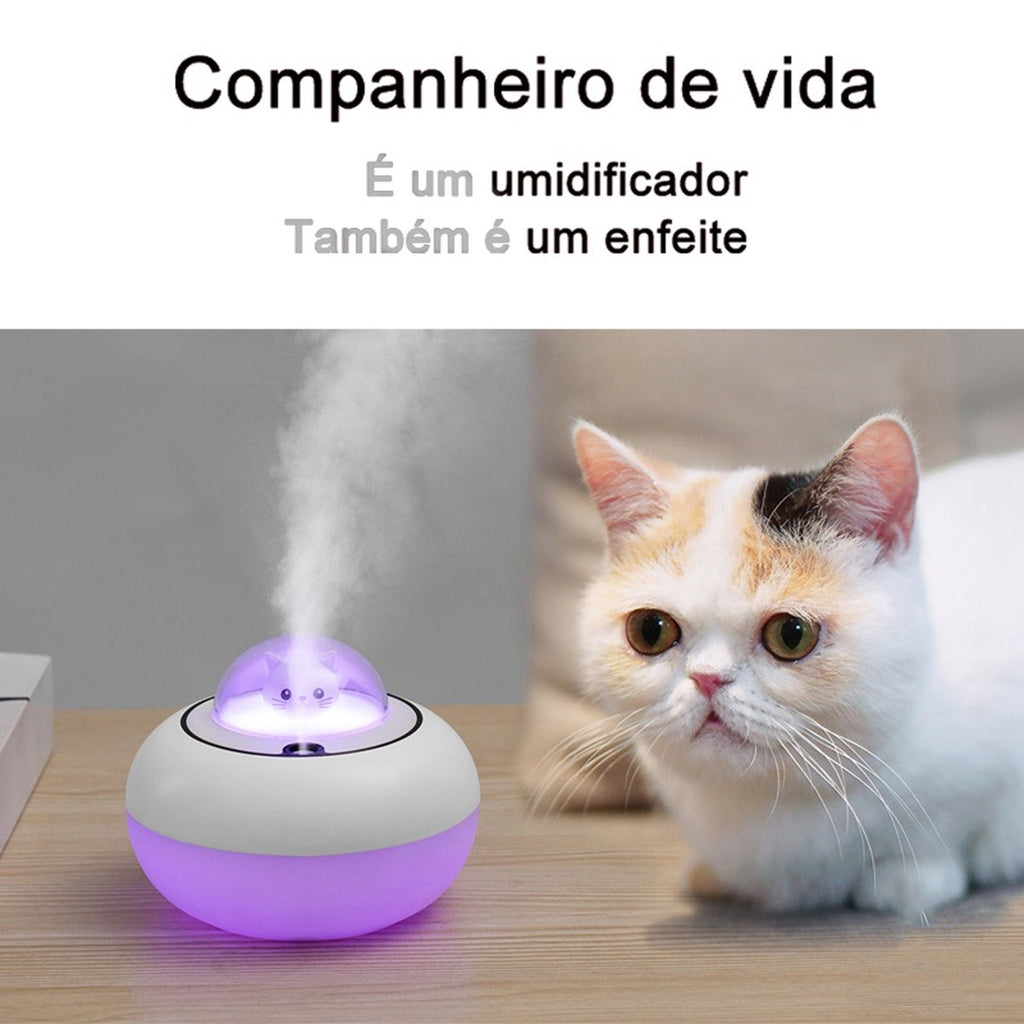 Umidificador De Ar Purificador 300ml humidificador Aromaterapia Infantil Planeta