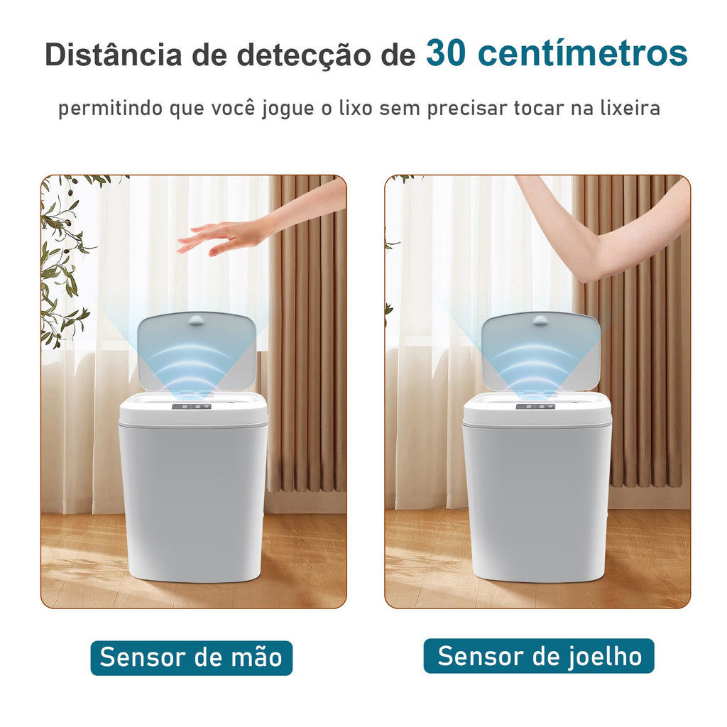 lixeira inteligente,lixeira sensor automático,lixeira banheiro,lixeira inteligen