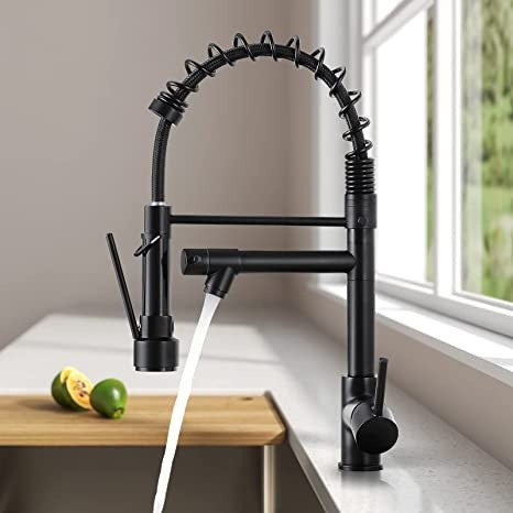 Torneira de Cozinha Gourmet Monocomando Premium, Pulverizador Removível, Instala