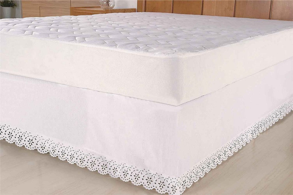 Saia para cama Box Colchobox Ajustavel Riollen Elasticada Solteiro Casal Queen Preta (5698)