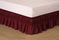 Saia Para Cama Box Colchobox Elasticada Ajustavel Solteiro Casal Queen Vinho (3280)