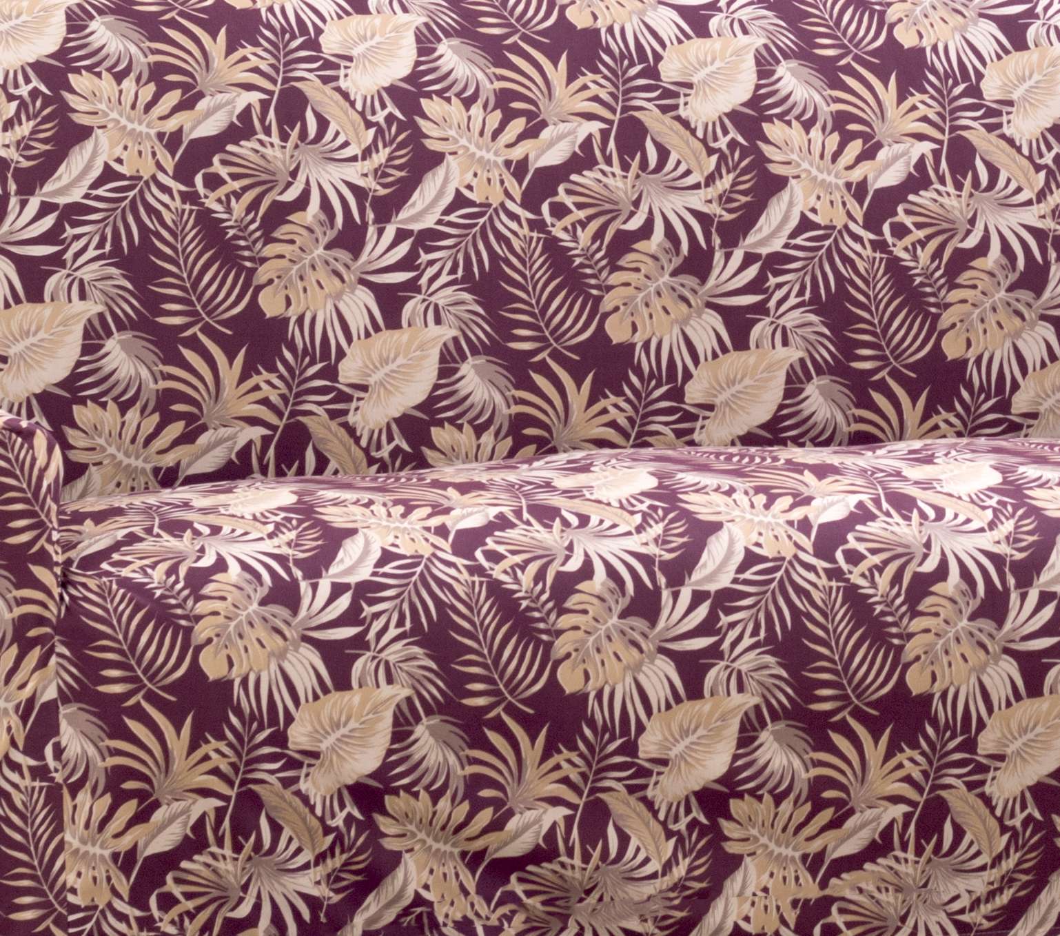 Capa de Sofa Adere Floral Vinho 02 e 03 Lugares