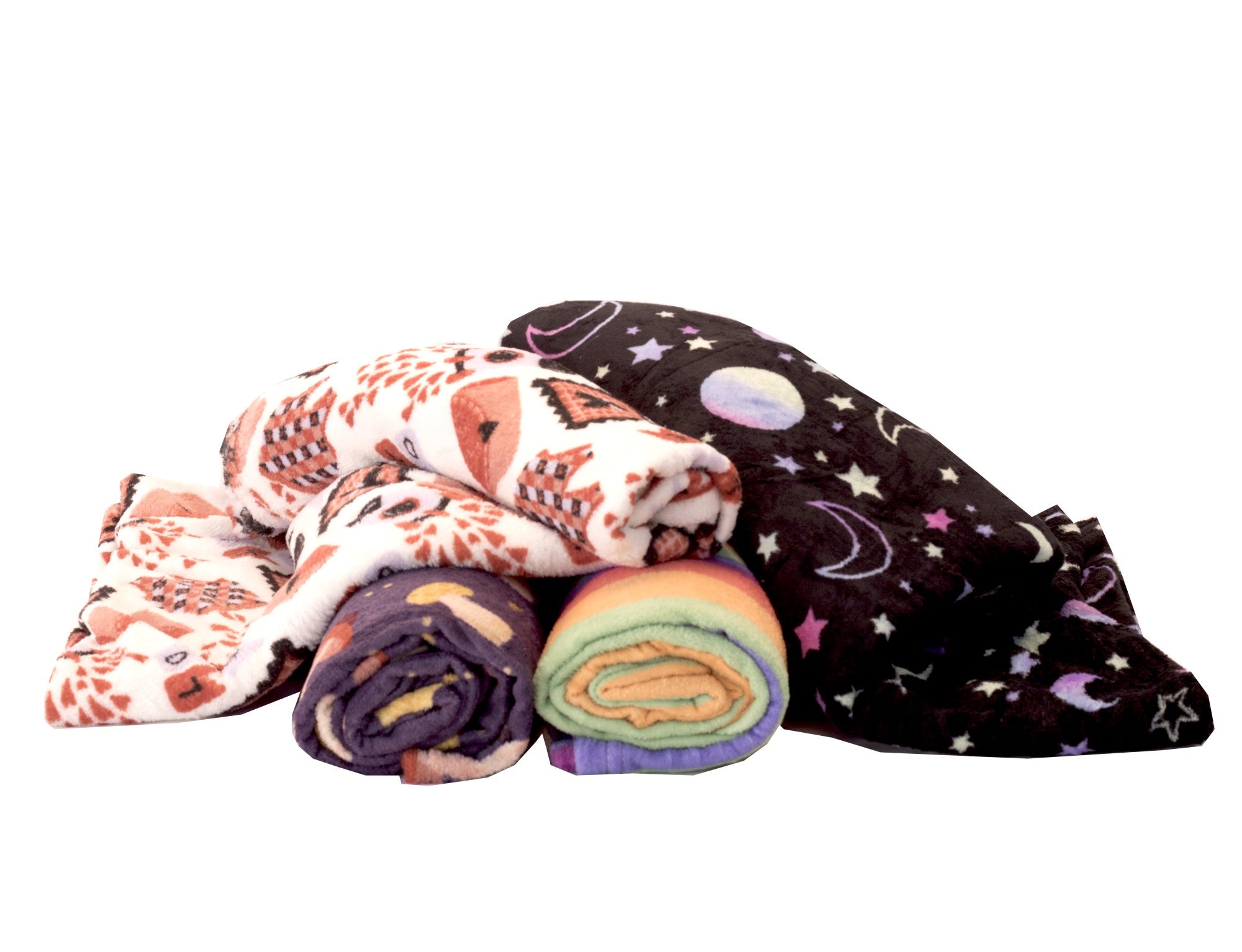 KIT MANTA SOFT ESTAMPADA 03 PÇS CASAL PADRÃO (5657)