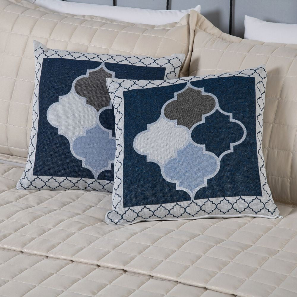 Kit Peseira Grécia 5 Peças Queen 60% Algodão / 40% Poliéster Tecido Jacquard Aco