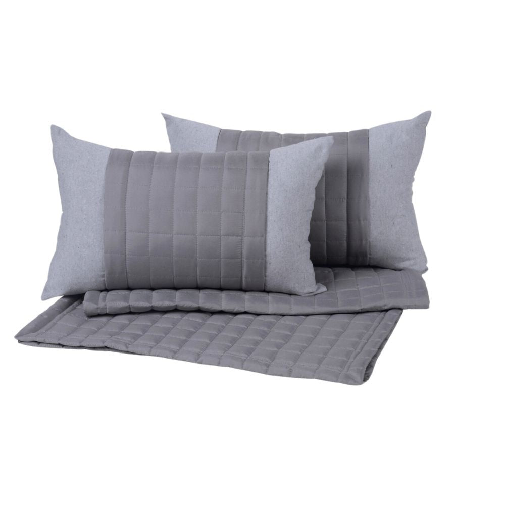 Kit Peseira de Cama Copacabana 5 Peças King 100% Poliéster Micropercal 300 Fios