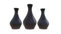 Kit 3x  Vasos De Plantas Artificiais Jarro Decoração Sala