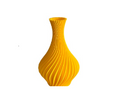 Vasos para Plantas Artificais - Jarro Espiral Decoração Sala Cor:amarelo