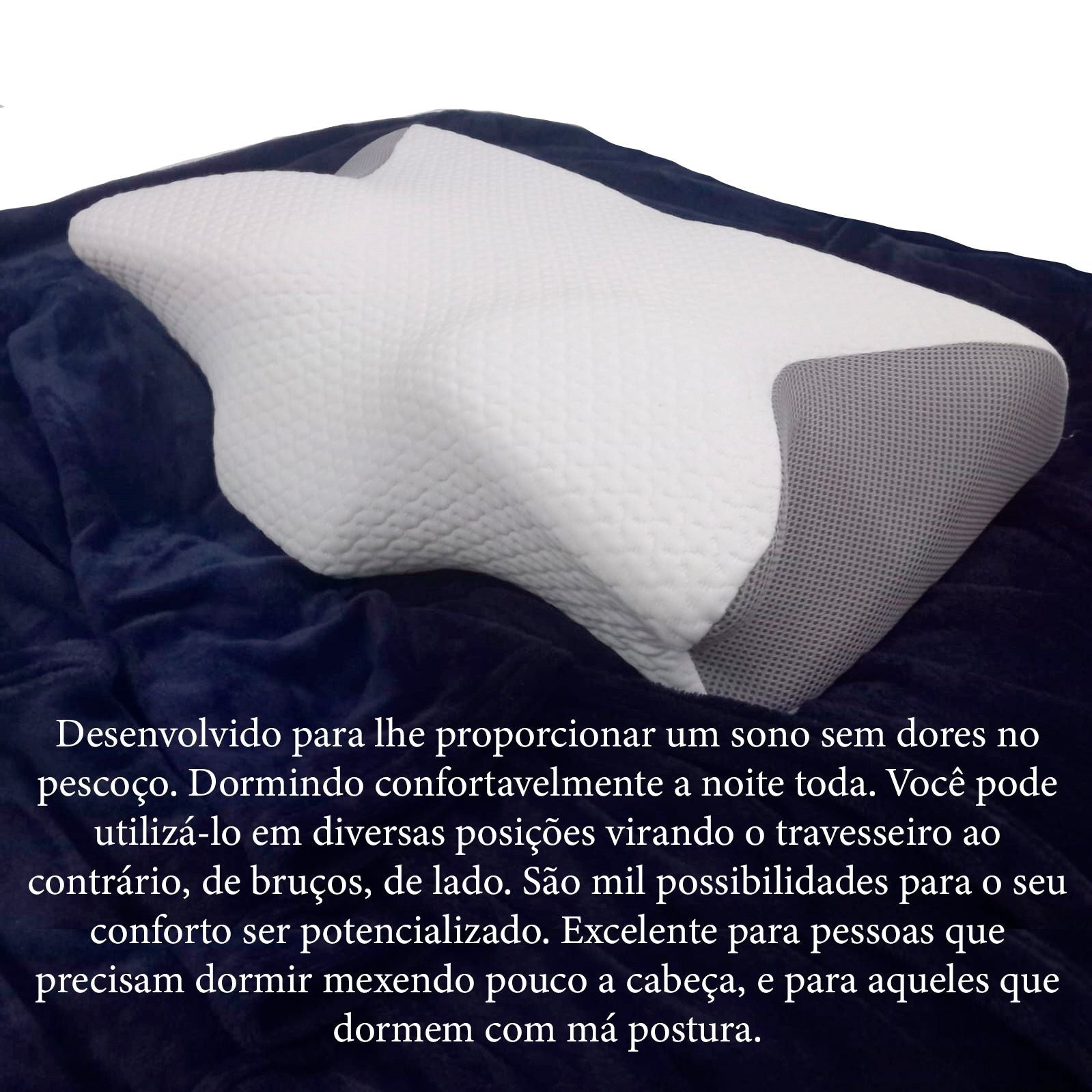 Travesseiro Cervical Ortopédico Postural