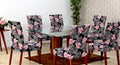 Capas de Cadeira 06 Lugares Floral Rosa (5712)