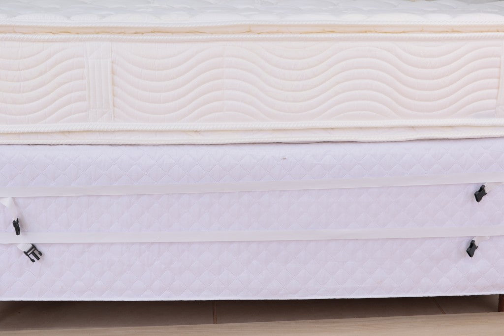 Saia para cama Box Colchobox Ajustavel Riollen Elasticada Solteiro Casal Queen Preta (5698)