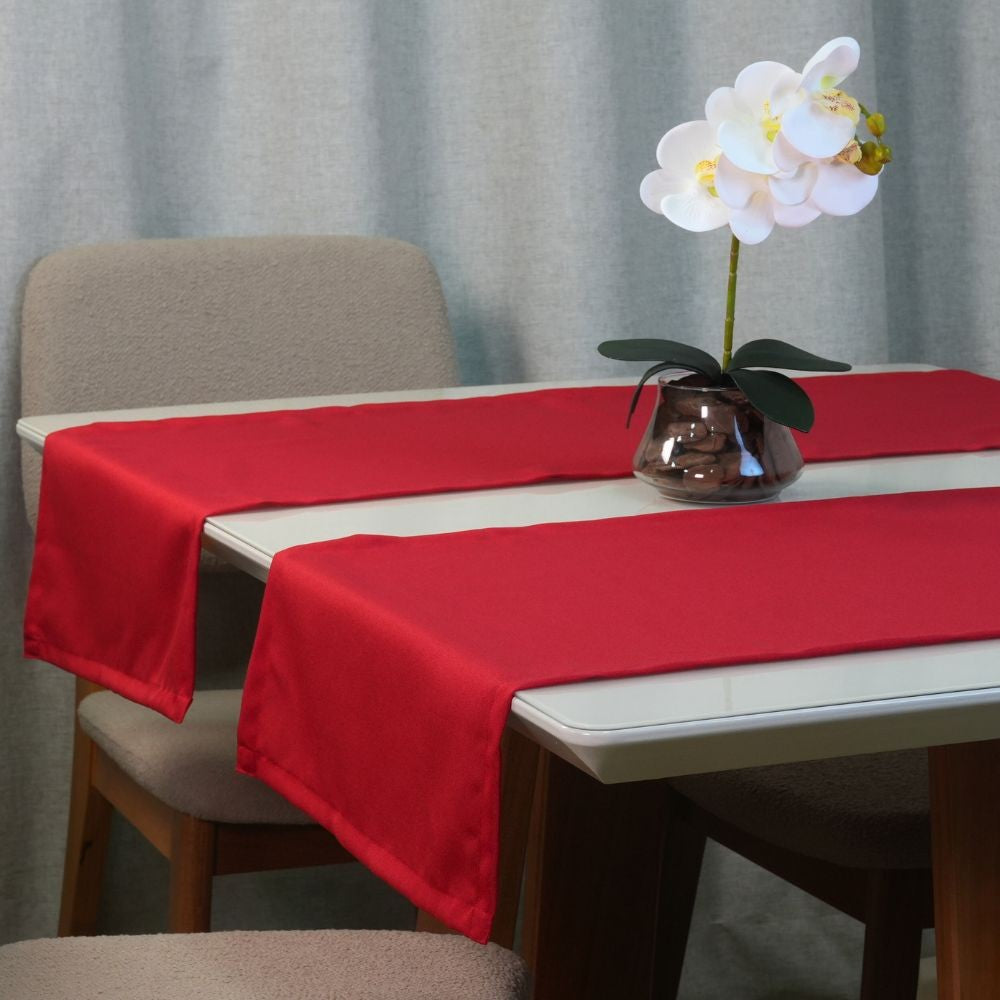 Caminho Trilho de Mesa Basic 1 Peça 1,30m x 40cm 100% Poliéster Tecido Oxford -