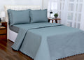 Kit Cobreleito Classic Queen 03 pçs Cinza (5889)