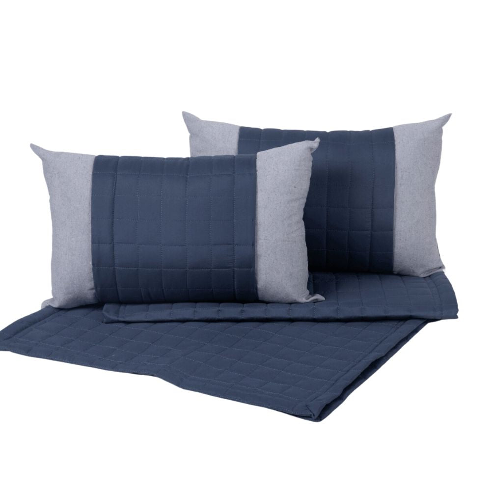 Kit Peseira de Cama Copacabana 5 Peças King 100% Poliéster Micropercal 300 Fios