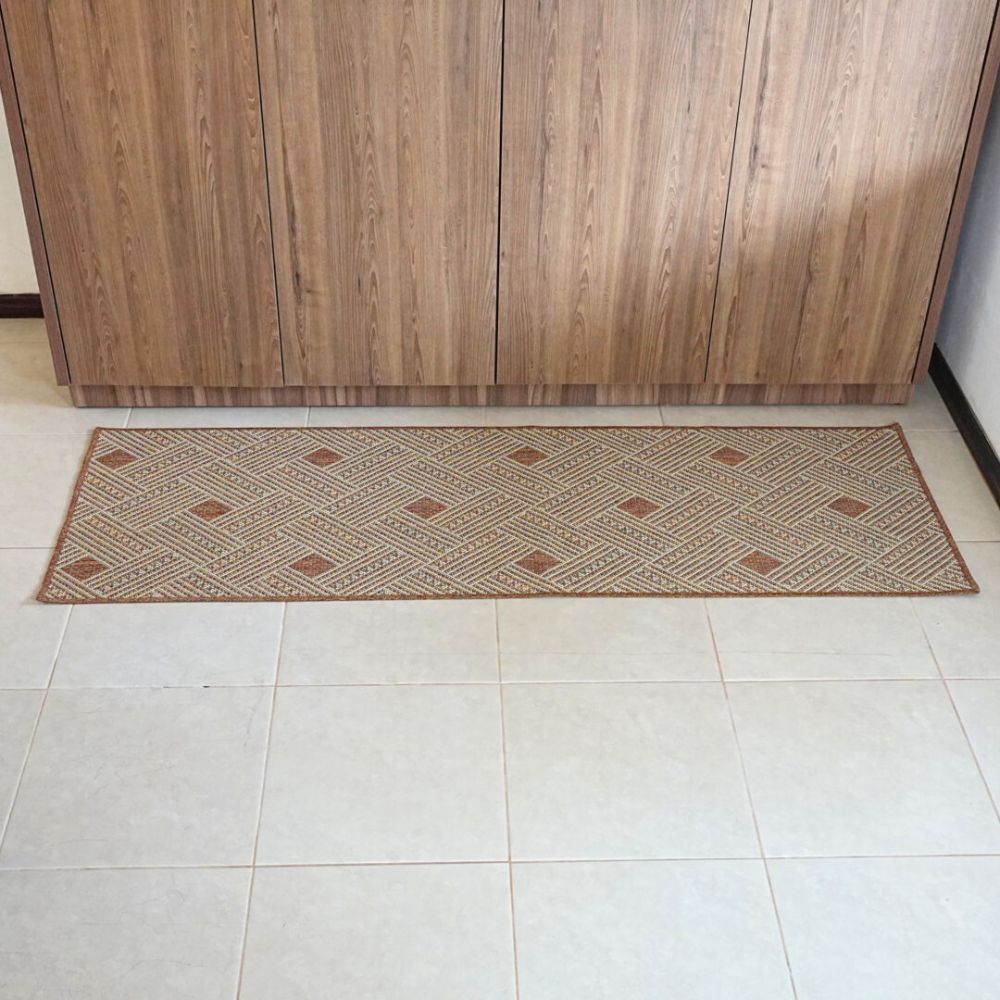 Tapete Passadeira Sisal Lancer 1 Peça 1,40m x 66cm 87% Polipropileno / 13% Poliéster